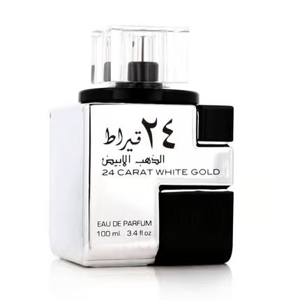 Lattafa 24 Carat White Gold Eau De Parfume 100ml Unisex